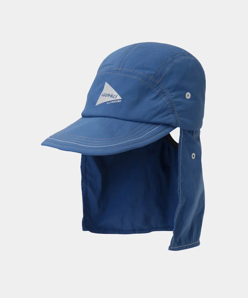 Gramicci x and wander Brushed Nylon Sunshade Cap sold by Gramicci product image thumbnail 5