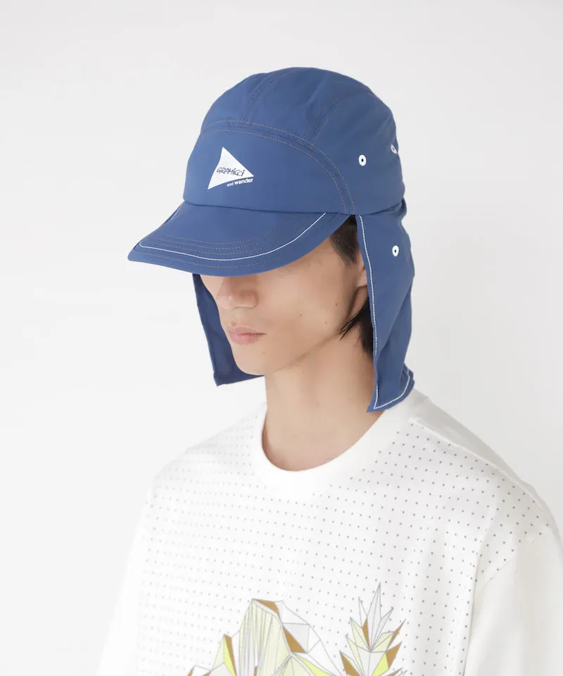 Gramicci x and wander Brushed Nylon Sunshade Cap sold by Gramicci product image thumbnail 2