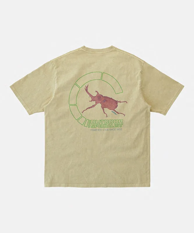 Beetle Tee Pigment Dyed sold by Gramicci