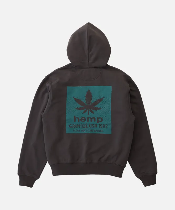 Hemp Zip Hooded Sweatshirt made by Gramicci