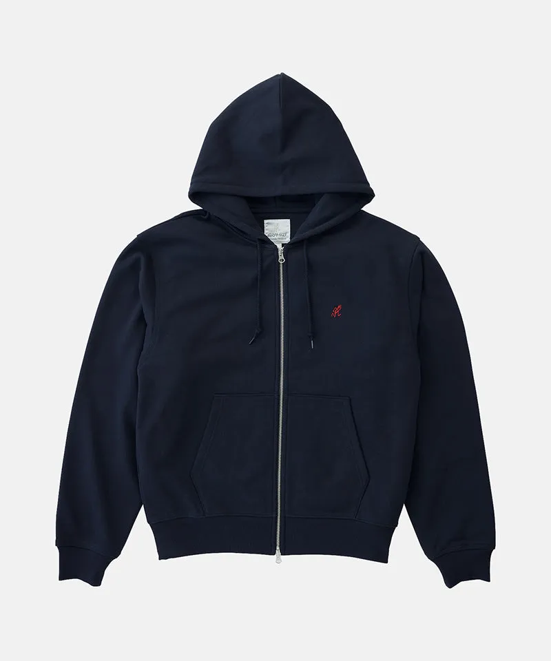 One Point Zip Hooded Sweatshirt sold by Gramicci
