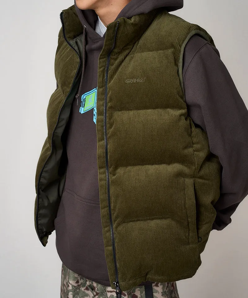 Corduroy Puffer Insulation Vest sold by Gramicci product image thumbnail 3