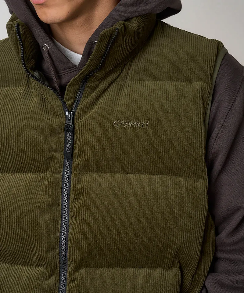 Corduroy Puffer Insulation Vest sold by Gramicci product image thumbnail 2