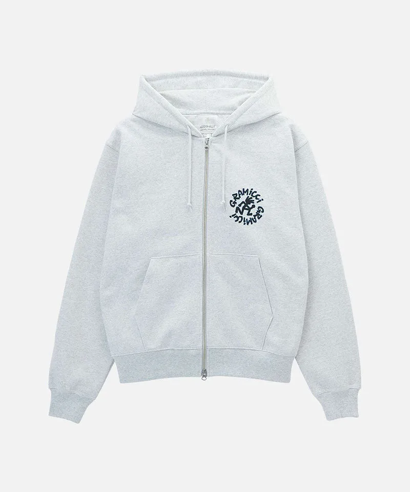 Running Man Zip Hooded Sweatshirt sold by Gramicci