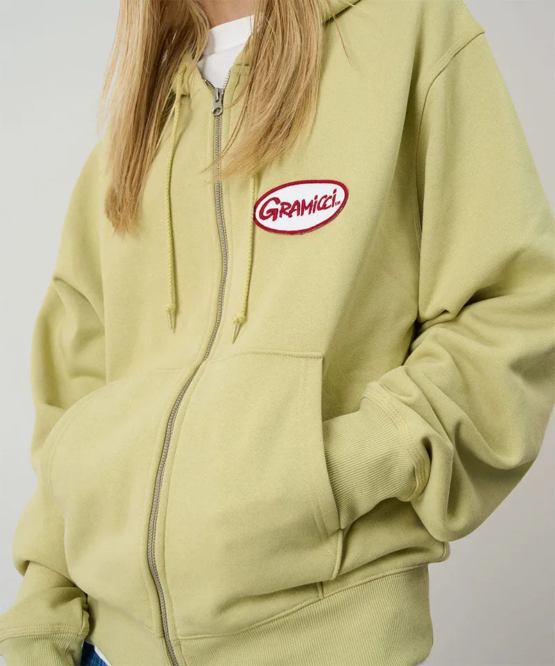 Oval Patch Zip Hooded Sweatshirt sold by Gramicci product image thumbnail 3