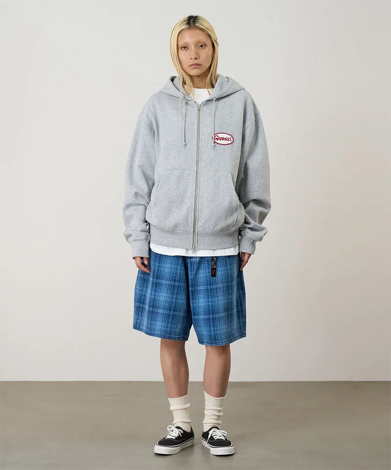 Oval Patch Zip Hooded Sweatshirt sold by Gramicci product image thumbnail 4
