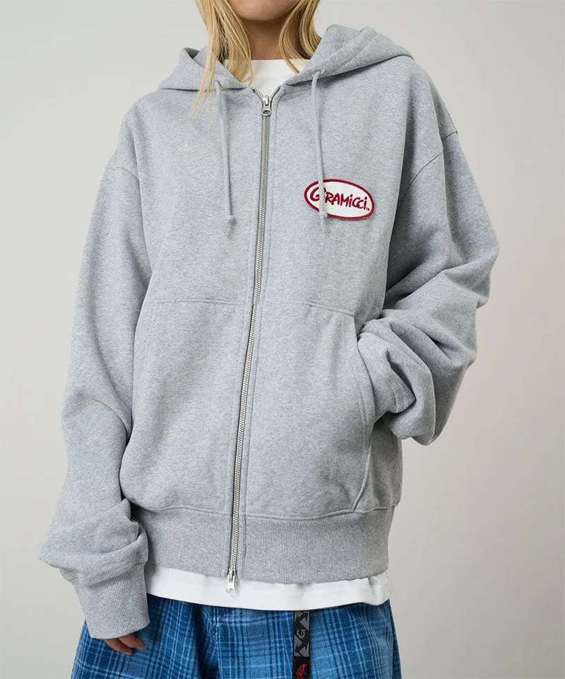 Oval Patch Zip Hooded Sweatshirt sold by Gramicci product image thumbnail 2