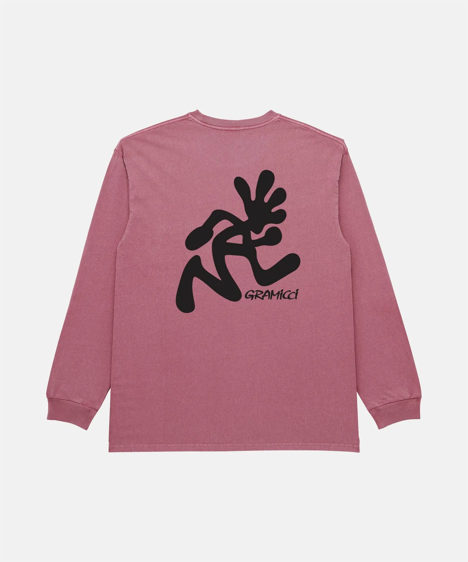 Running Man L/S Tee Pigment Dyed sold by Gramicci