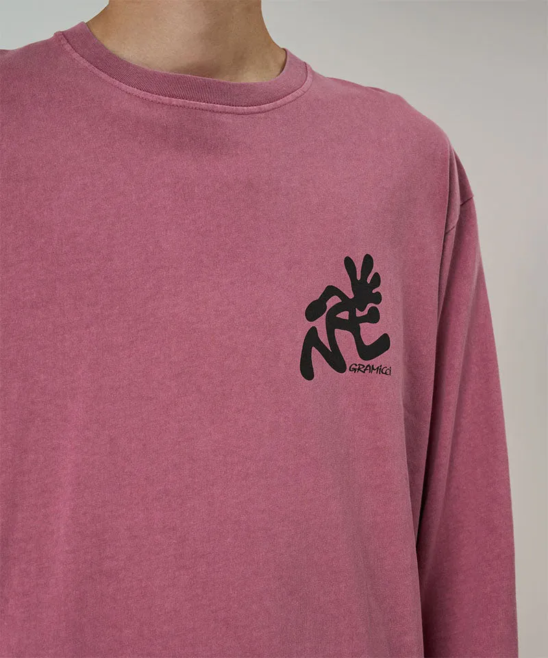 Running Man L/S Tee Pigment Dyed sold by Gramicci product image thumbnail 4