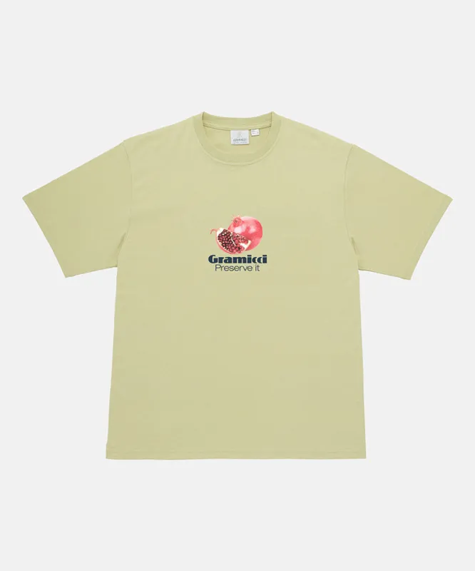 Pomegranate Tee made by Gramicci