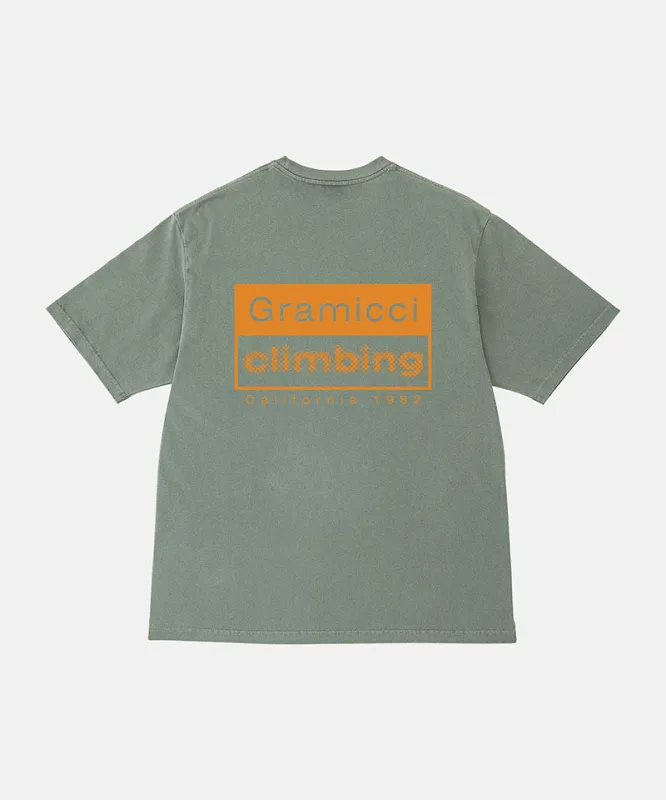 Gramicci Climbing Tee Pigment Dyed made by Gramicci