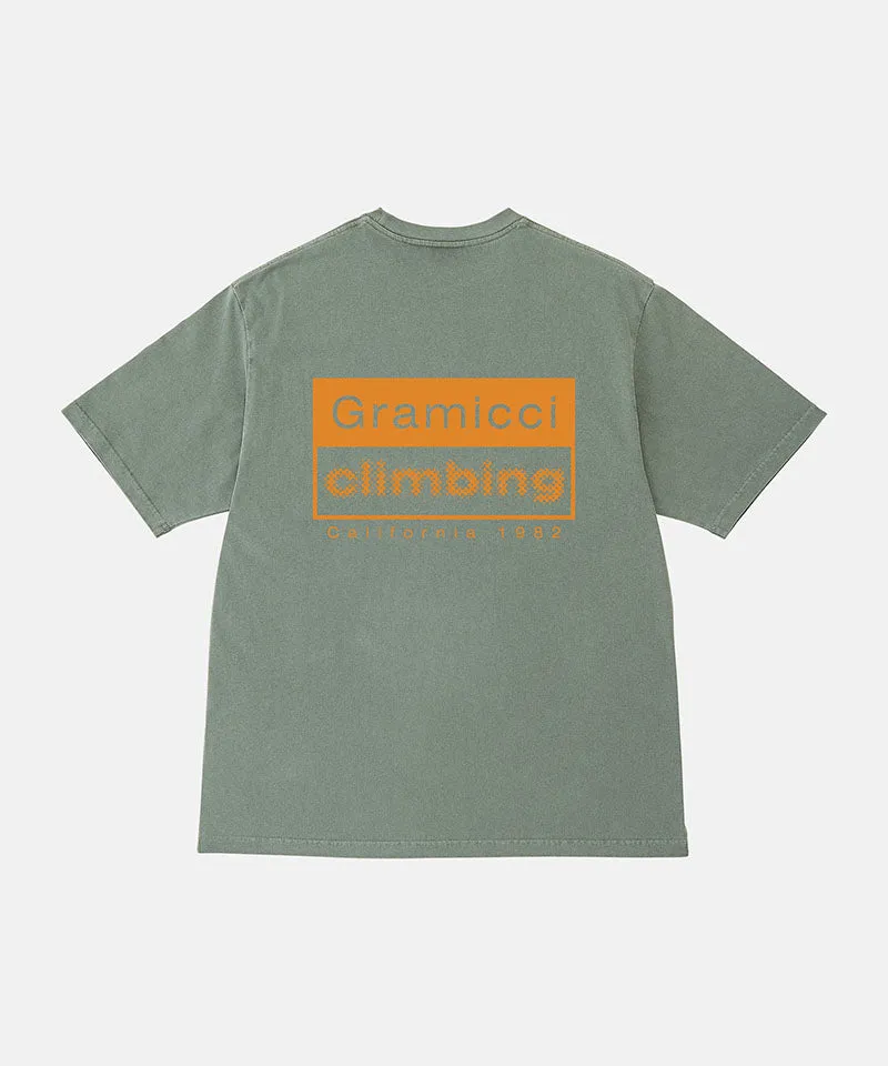 Gramicci Climbing Tee Pigment Dyed sold by Gramicci