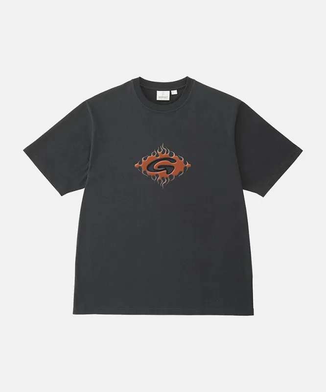 Flames Tee made by Gramicci