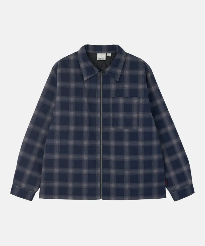 Zip-Up Insulated Flannel Shirt made by Gramicci
