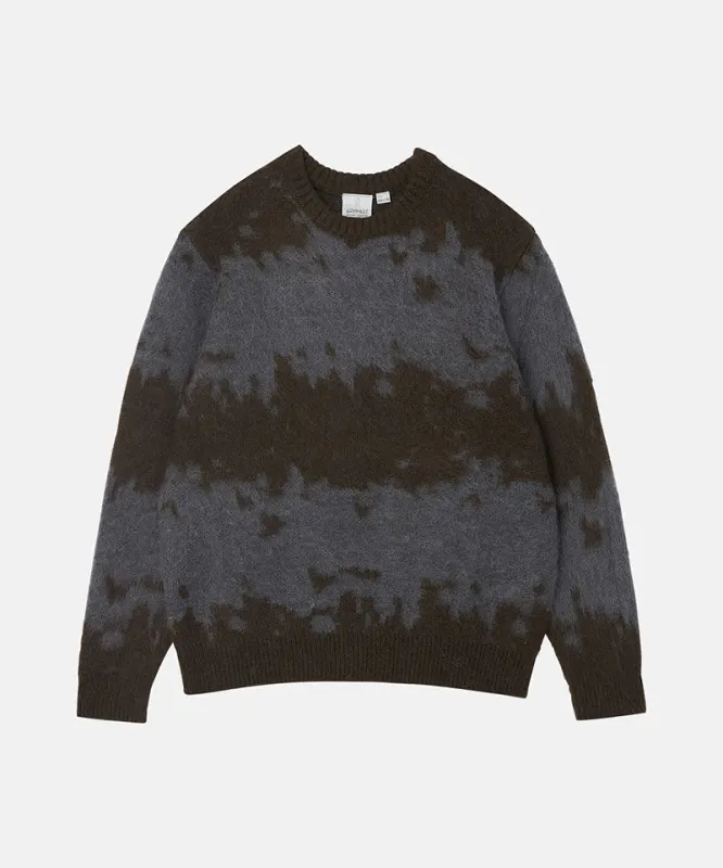 Mohair Splatter Sweater made by Gramicci