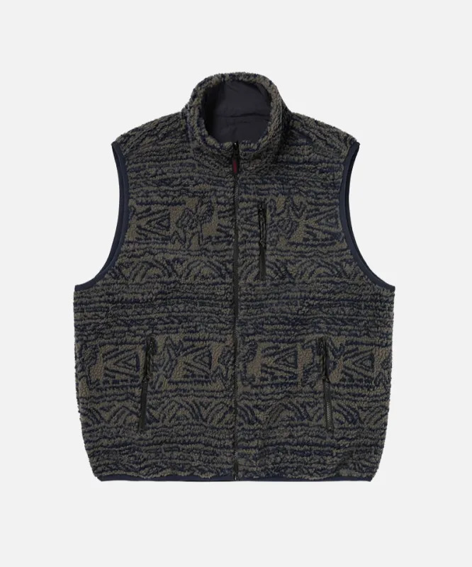 Gramiccic & thisisneverthat Reversible Fleece Vest made by Gramicci