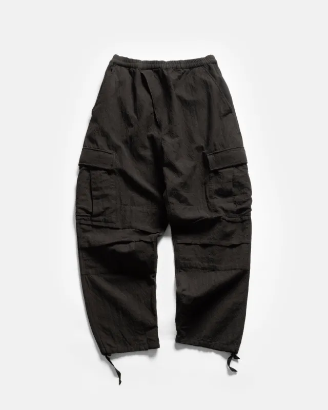 GORECKI CARGO PANT - BLACK DOUBLE WEAVE JACQUARD COTTON sold by 18 East
