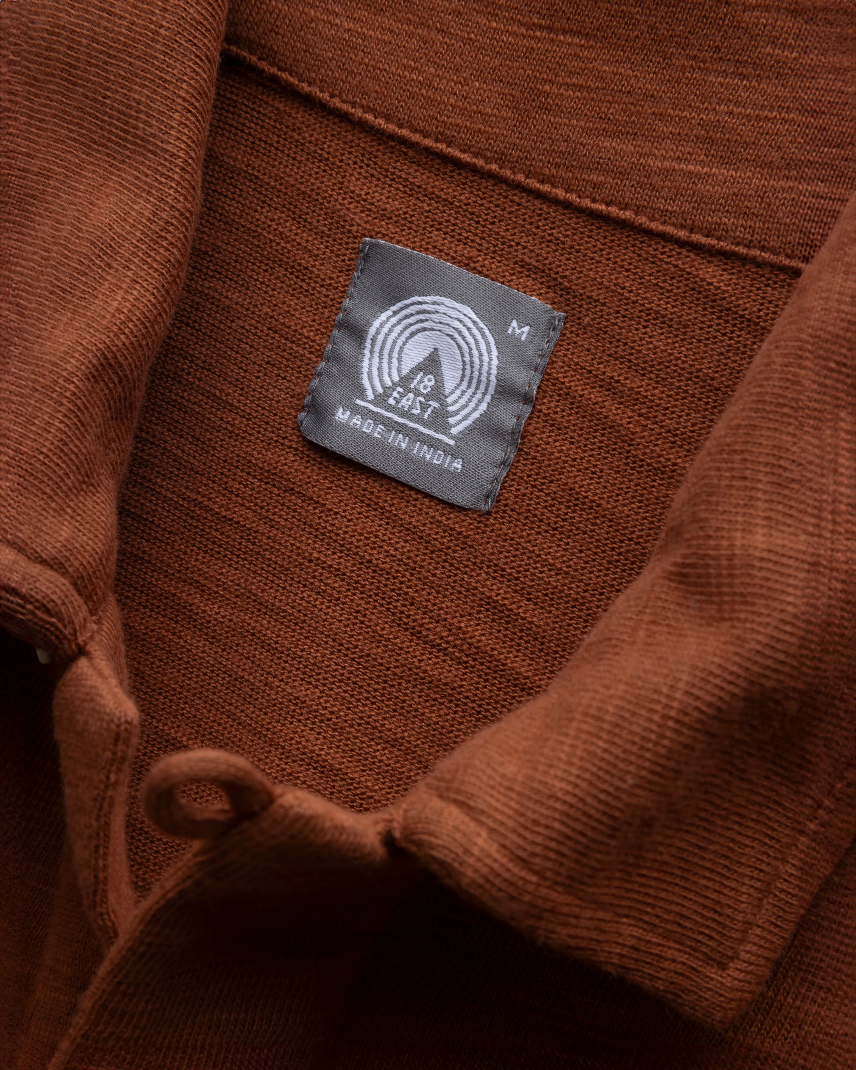 PETER SS BIG POLO - RUSSET 9.2 oz SLUB COTTON JERSEY sold by 18 East product image thumbnail 4