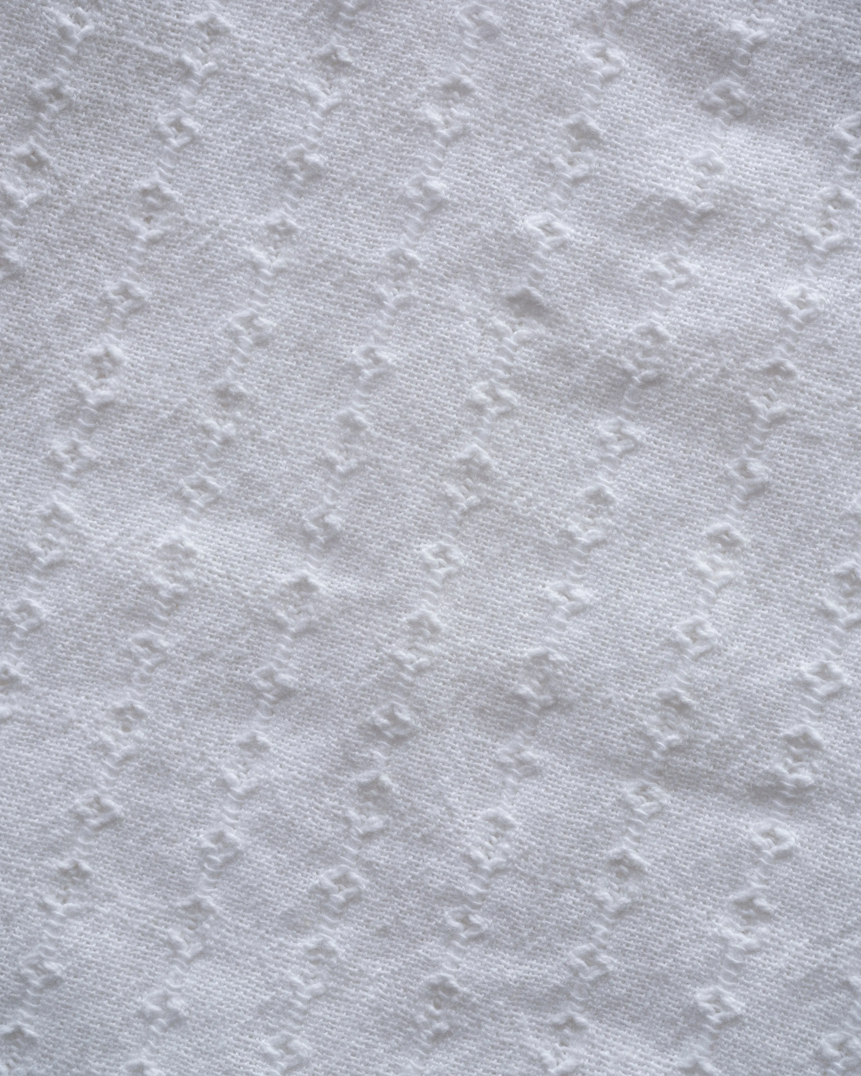 SS ISLE SHIRT - WHITE / BLACK HAND EMBROIDERED KHADI COTTON MESH sold by 18 East product image thumbnail 5