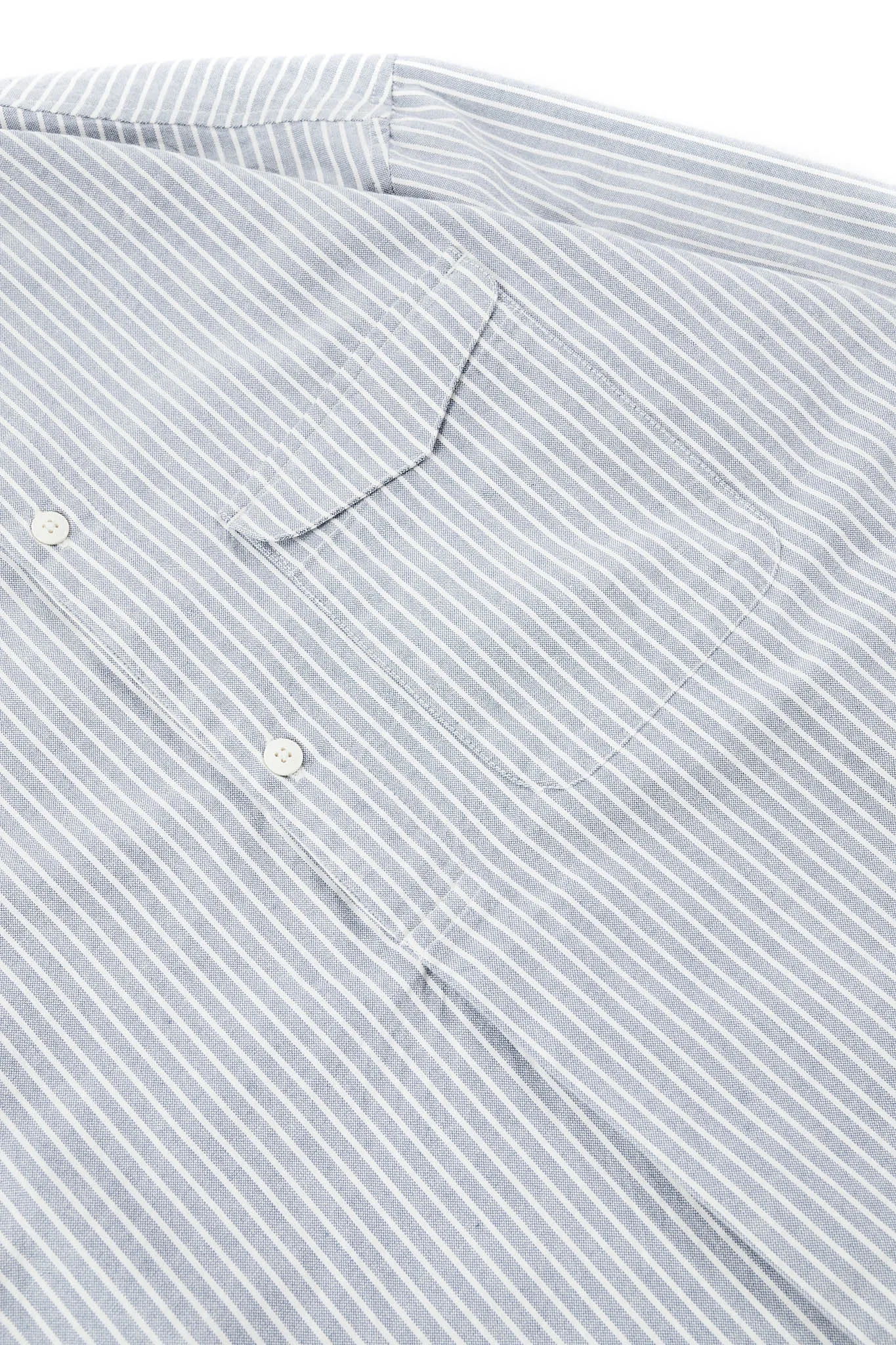 ANKIT KURTA - INDIGO / WHITE STRIPE OXFORD CLOTH sold by 18 East product image thumbnail 4