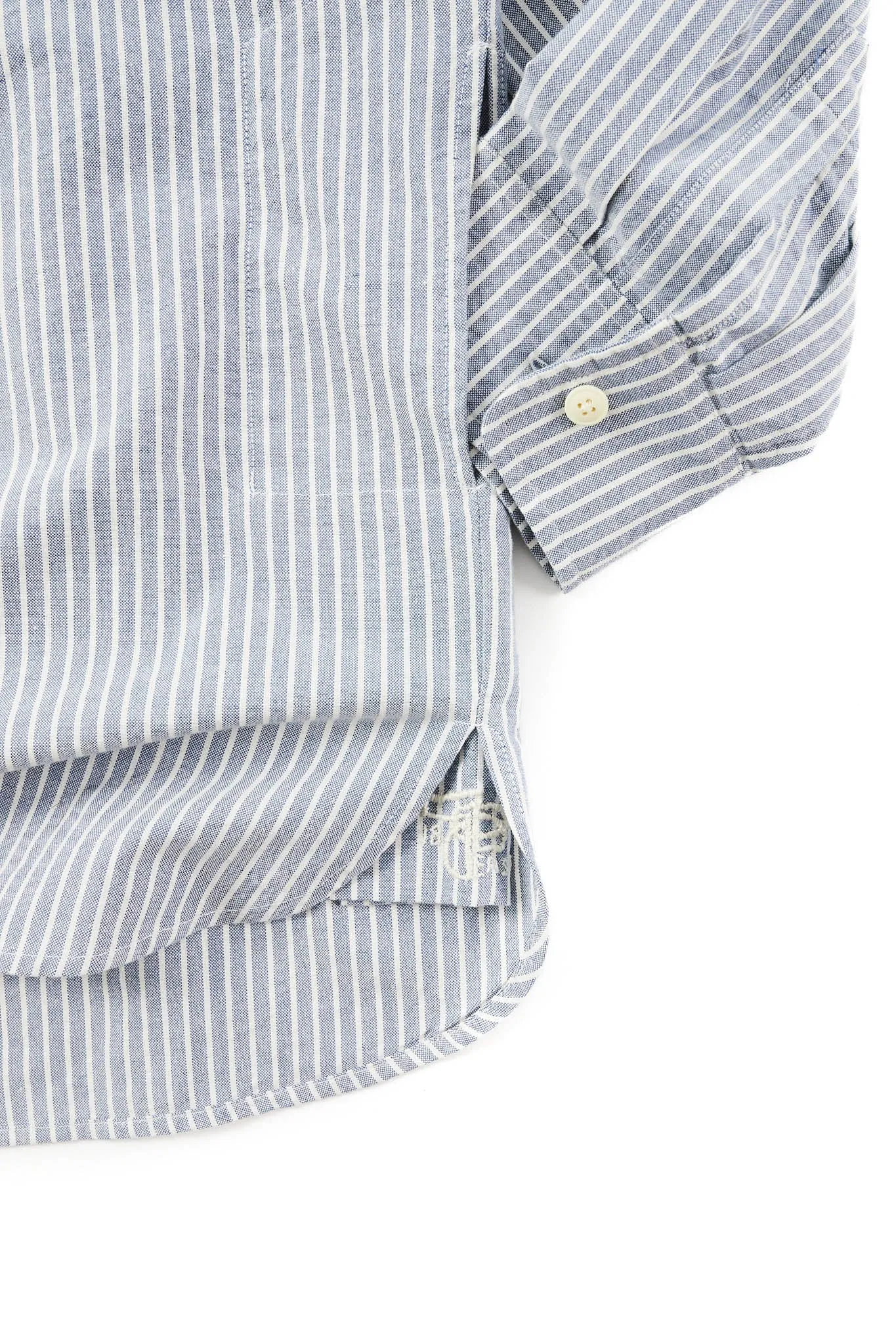 ANKIT KURTA - INDIGO / WHITE STRIPE OXFORD CLOTH sold by 18 East product image thumbnail 5