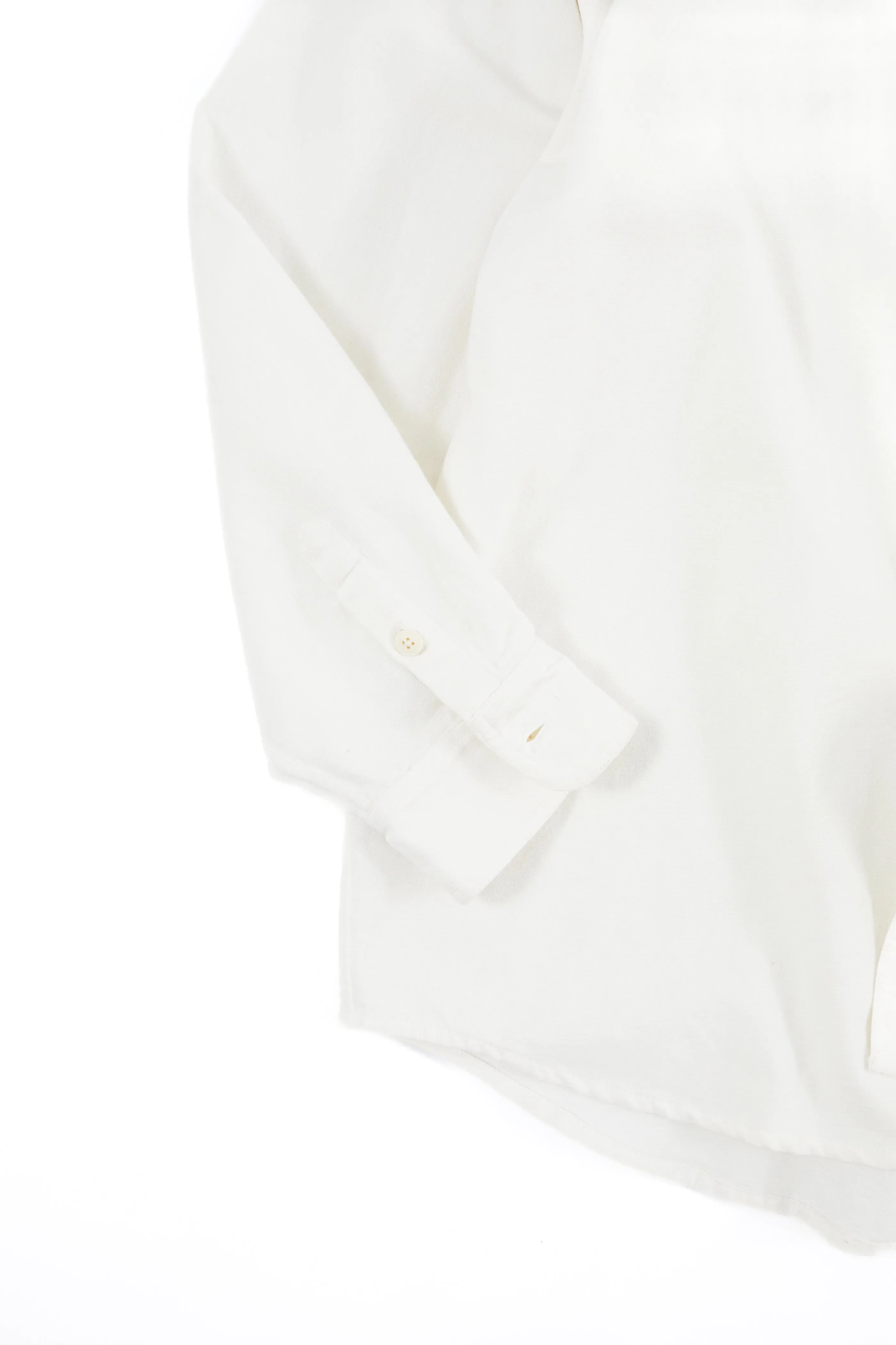 WOLF BUTTON-DOWN SHIRT - WHITE OXFORD CLOTH sold by 18 East product image thumbnail 3