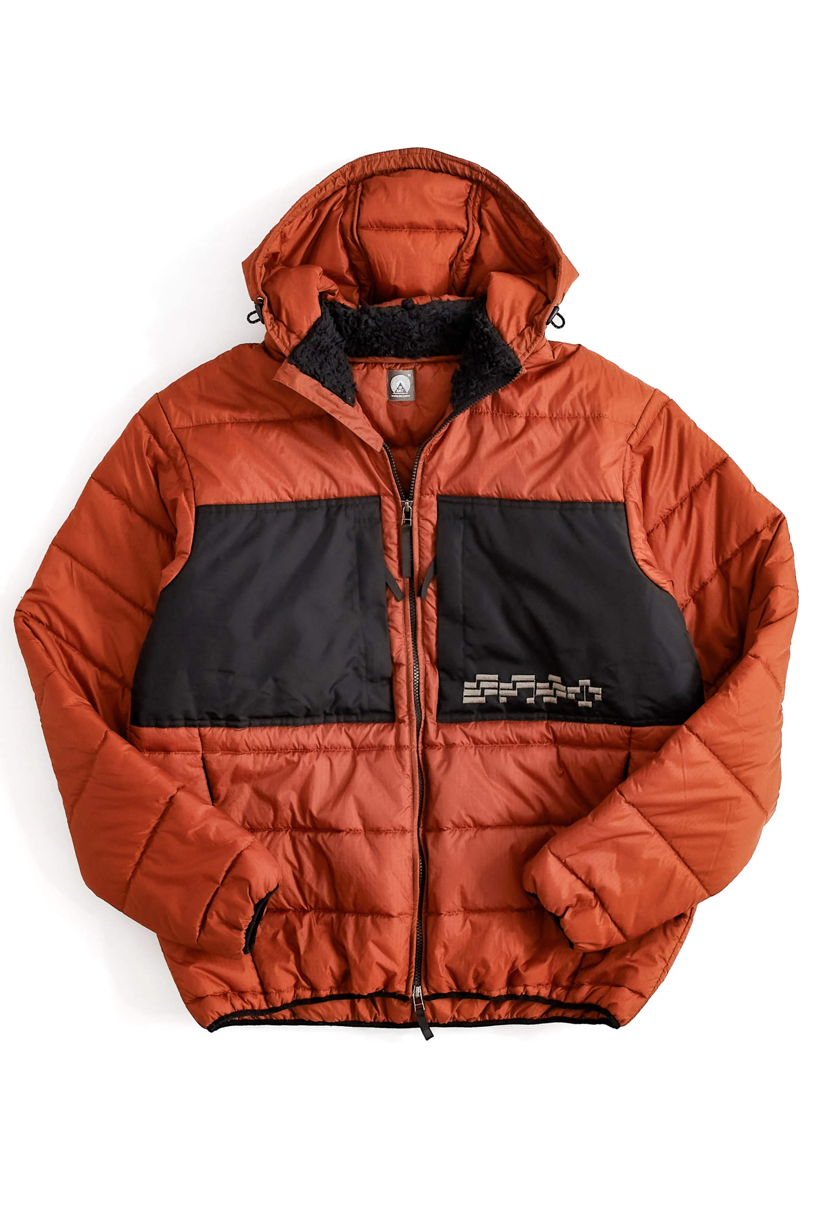 CHITTENDEN QUILTED PARKA - RUST NYLON RIPSTOP sold by 18 East