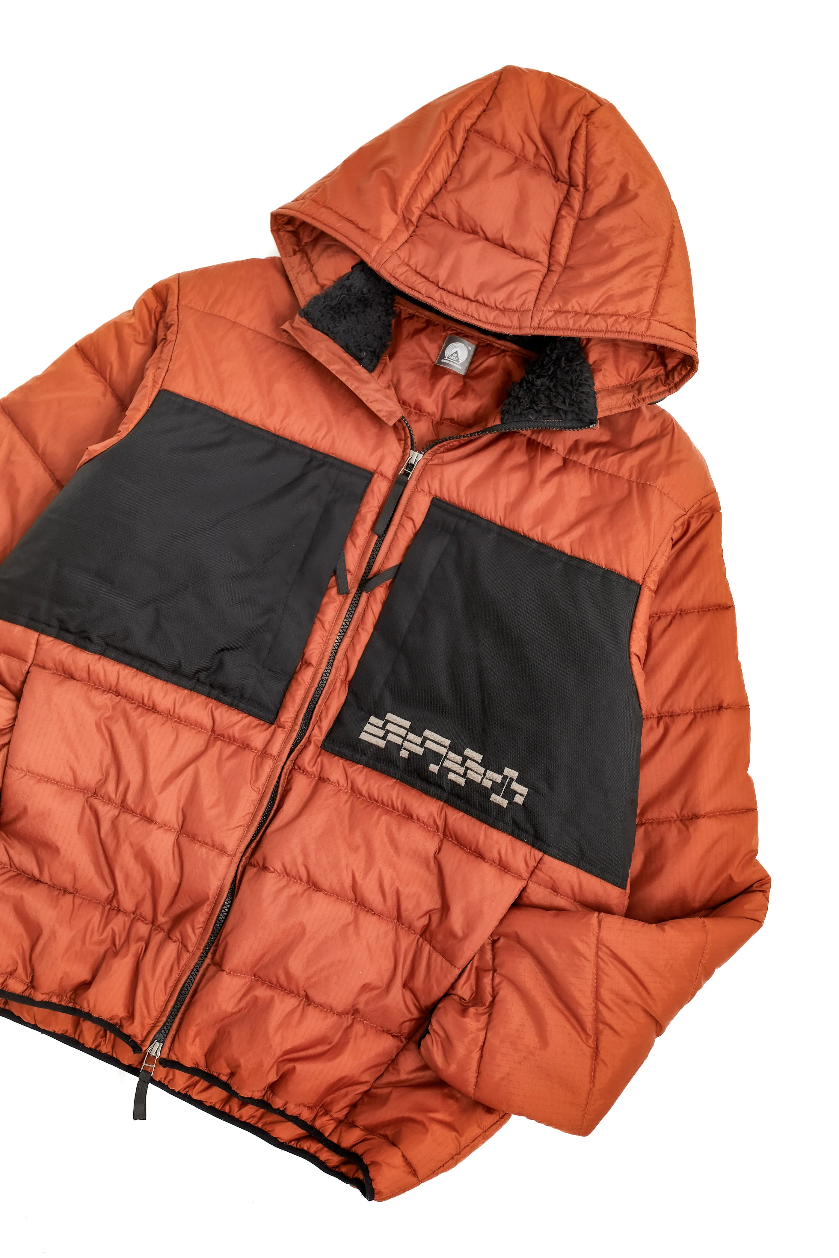 CHITTENDEN QUILTED PARKA - RUST NYLON RIPSTOP sold by 18 East product image thumbnail 3