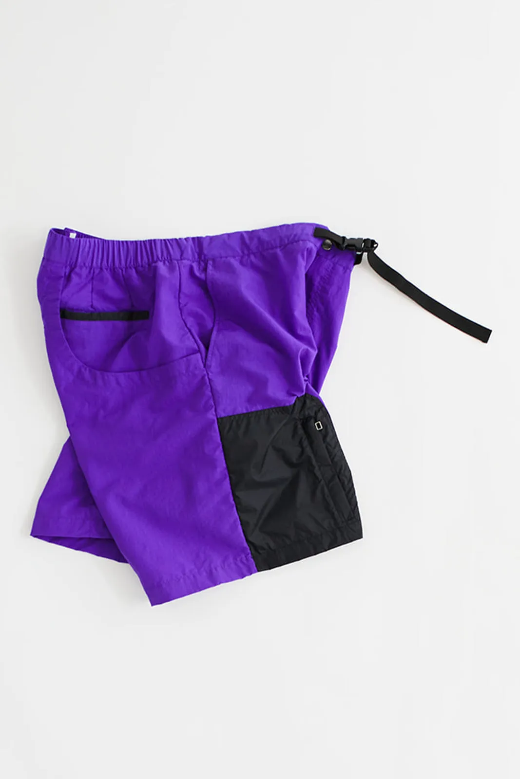 TREK SHORTS - PURPLE NYLON TASLAN sold by 18 East product image thumbnail 3