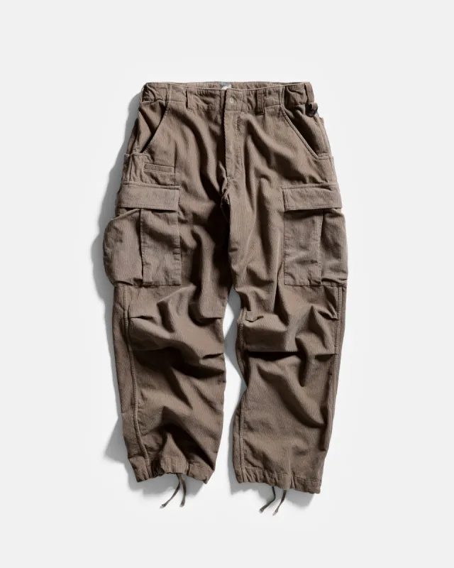 TAC UTILITY CARGO PANT - SANDSTONE COTTON CORDUROY sold by 18 East