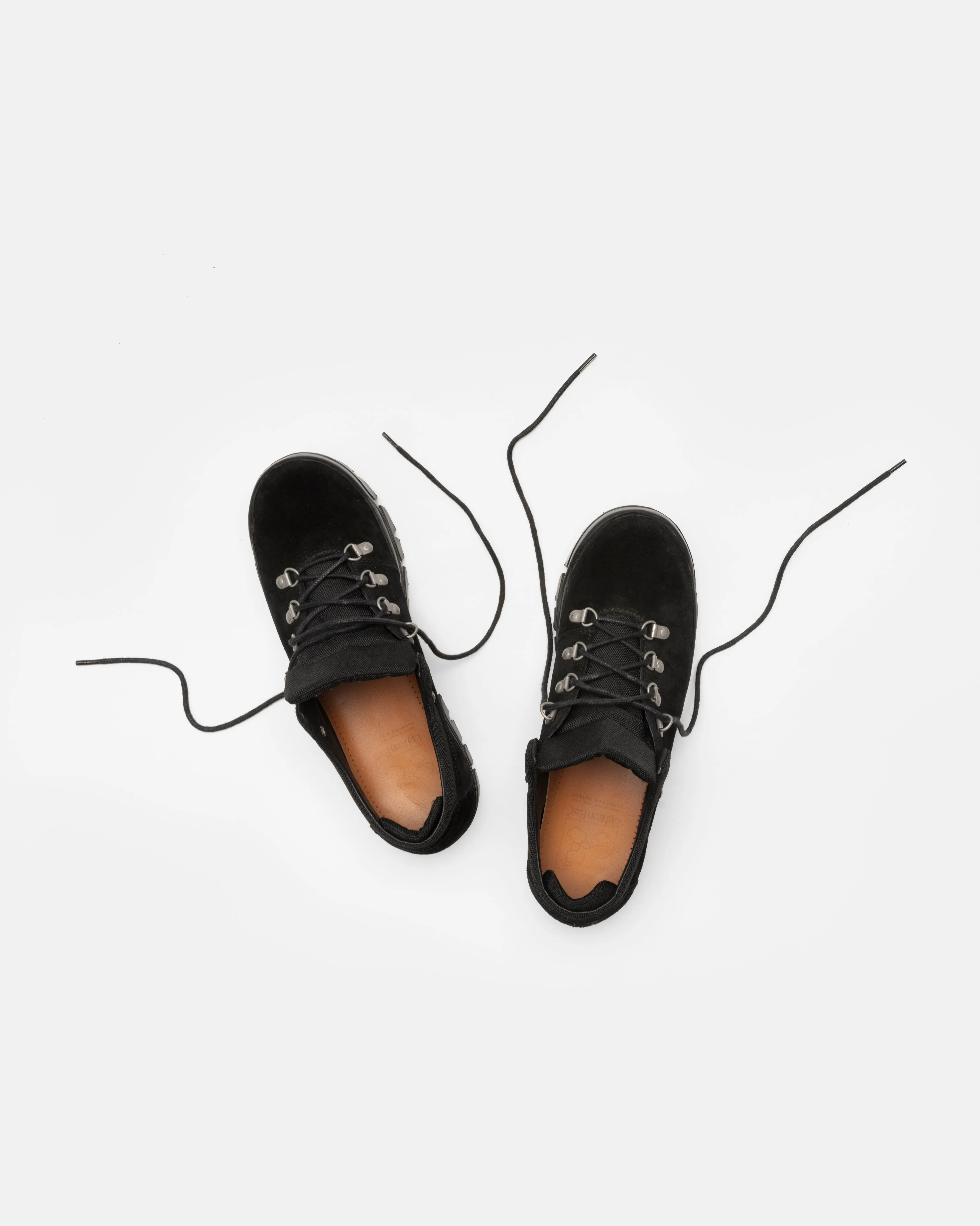 OAKLEDGE HIKER LOW BOOT - TONAL BLACK ITALIAN SUEDE / CORDURA sold by 18 East product image thumbnail 3