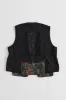 18 EAST | BODEGA REDSTONE TACTICAL VEST - BLACK NYLON TASLAN / LEAF PRINTED RIPSTOP sold by 18 East