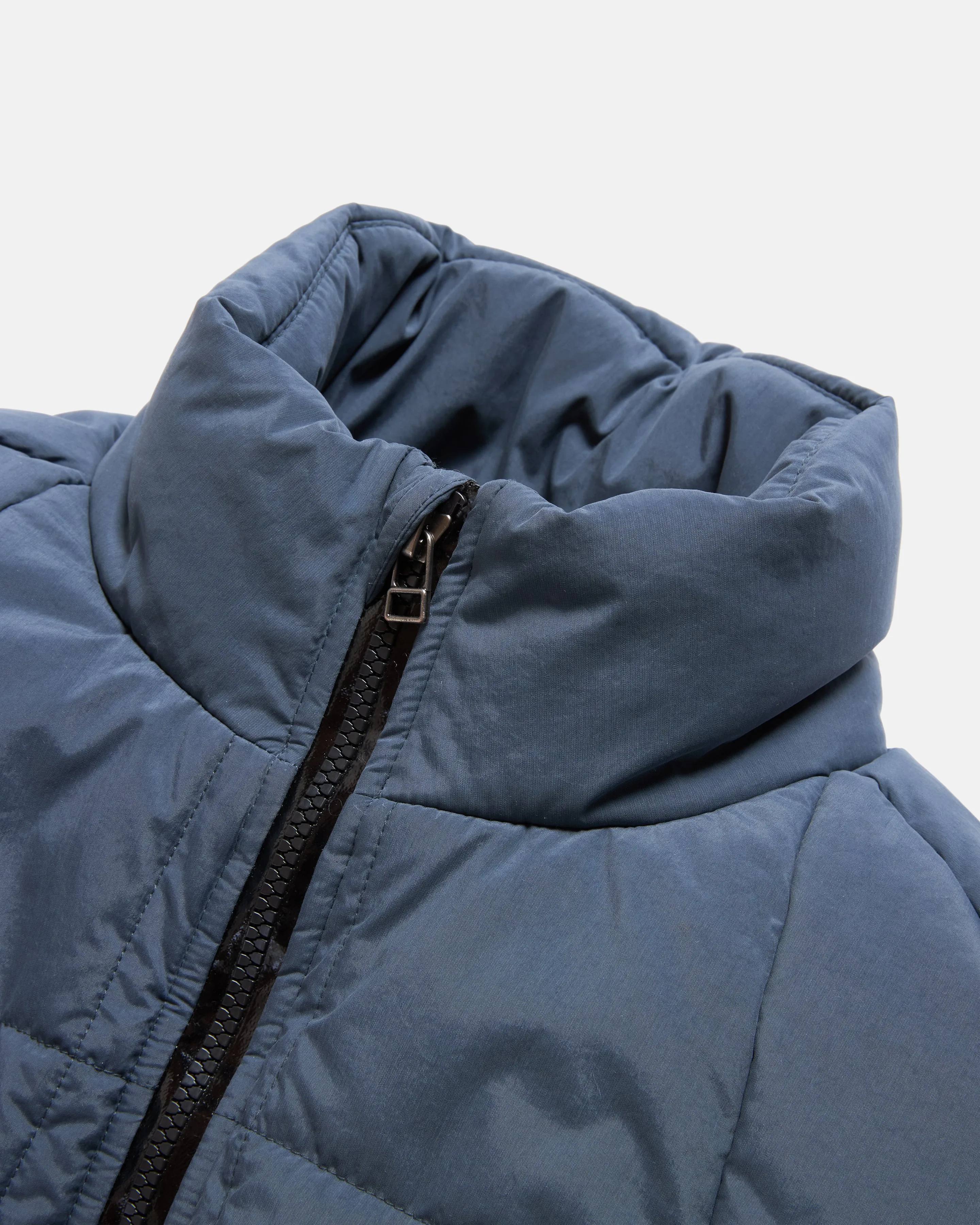 HOLLAND QUILTED JACKET - ELEPHANT BLUE WATER-REPELLENT NYLON sold by 18 East product image thumbnail 4