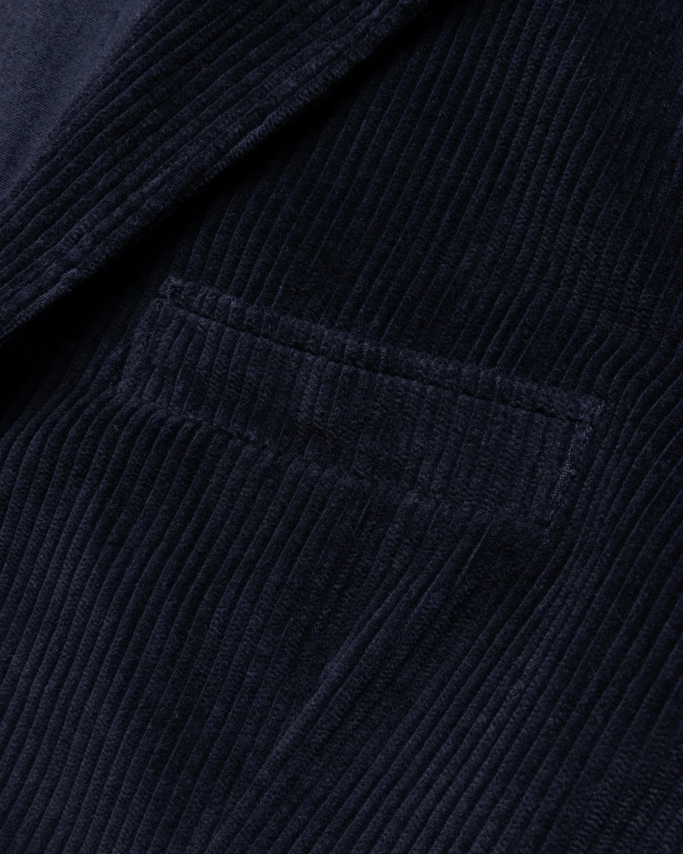 COSTA SINGLE BREASTED BLAZER - MIDNIGHT NAVY COTTON CORDUROY sold by 18 East product image thumbnail 3