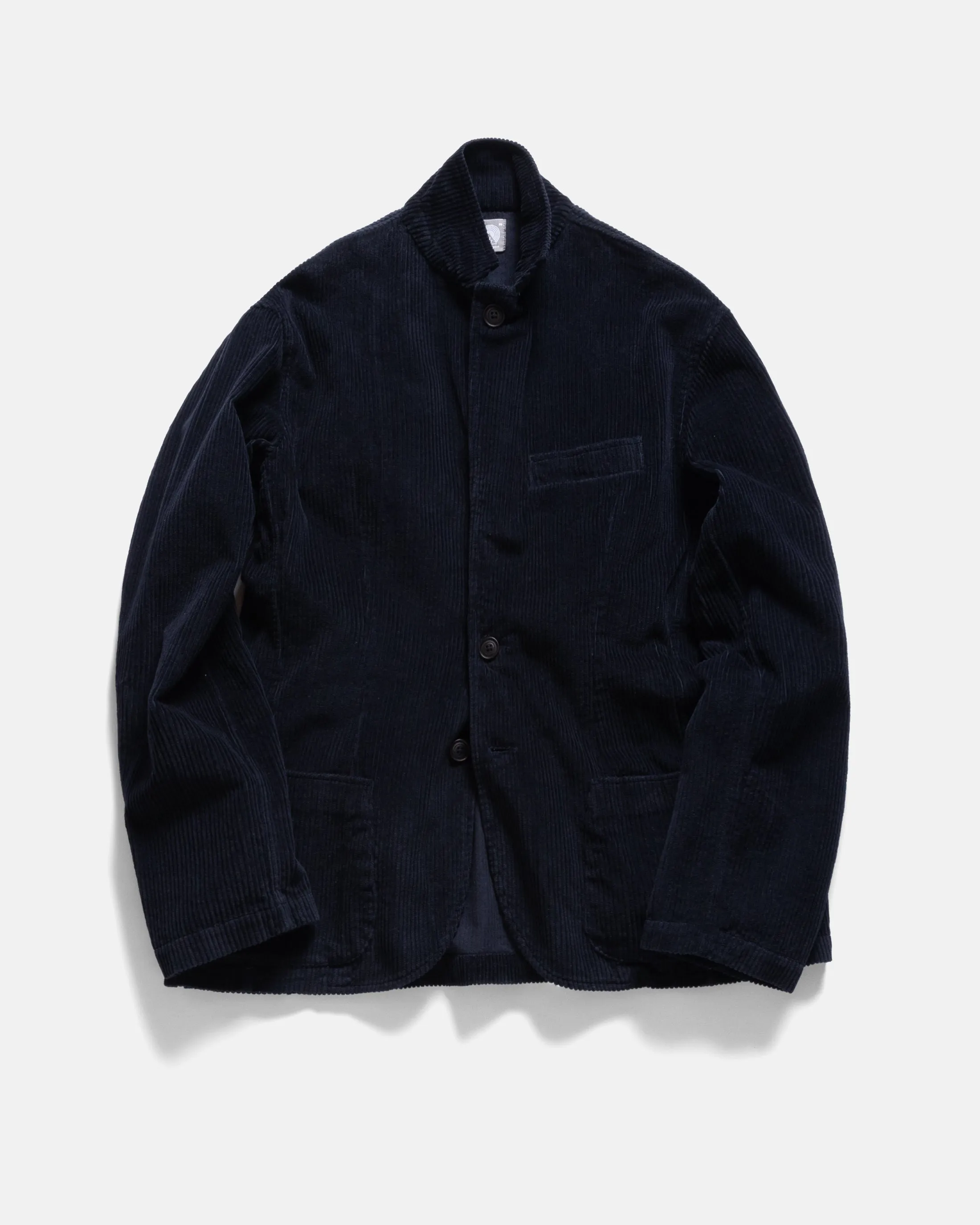COSTA SINGLE BREASTED BLAZER - MIDNIGHT NAVY COTTON CORDUROY sold by 18 East product image thumbnail 2