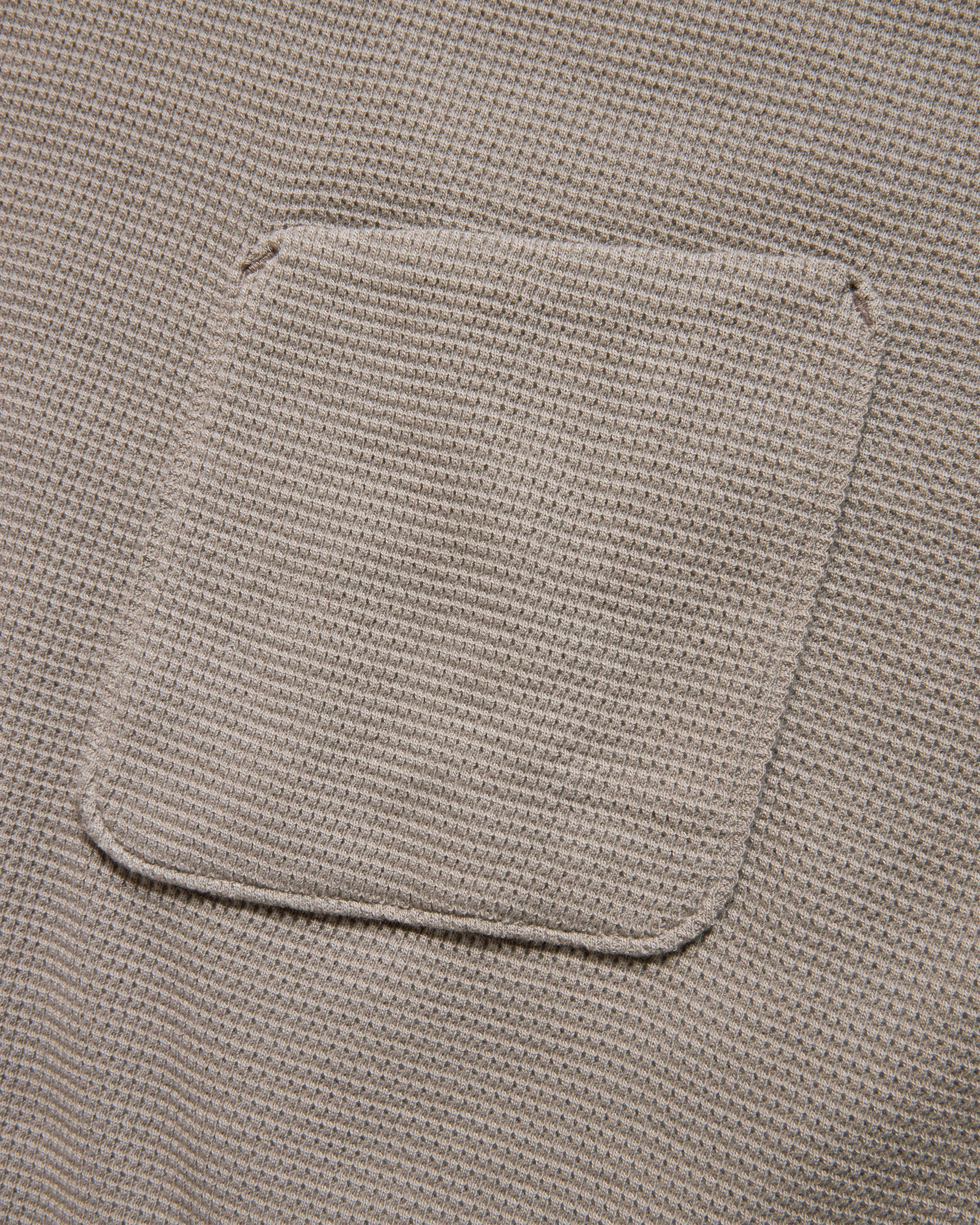 HIROCK LTE HALF SLEEVE CREWNECK - WALNUT TECH COTTON LIGHTWEIGHT THERMAL sold by 18 East product image thumbnail 5