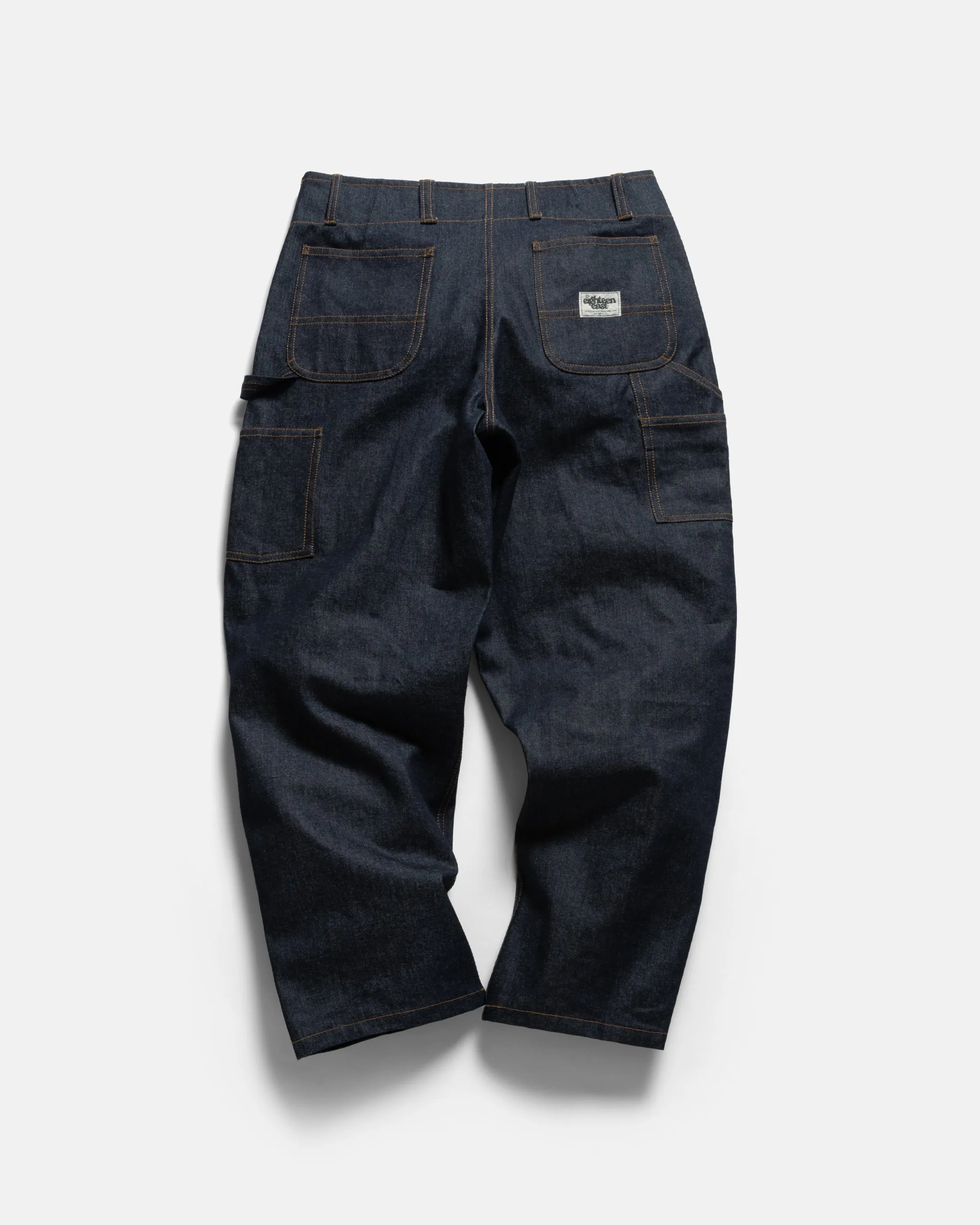 ELI HAND-EMBROIDERED DOUBLE KNEE WORK PANT - 13oz. RAW DENIM sold by 18 East product image thumbnail 3