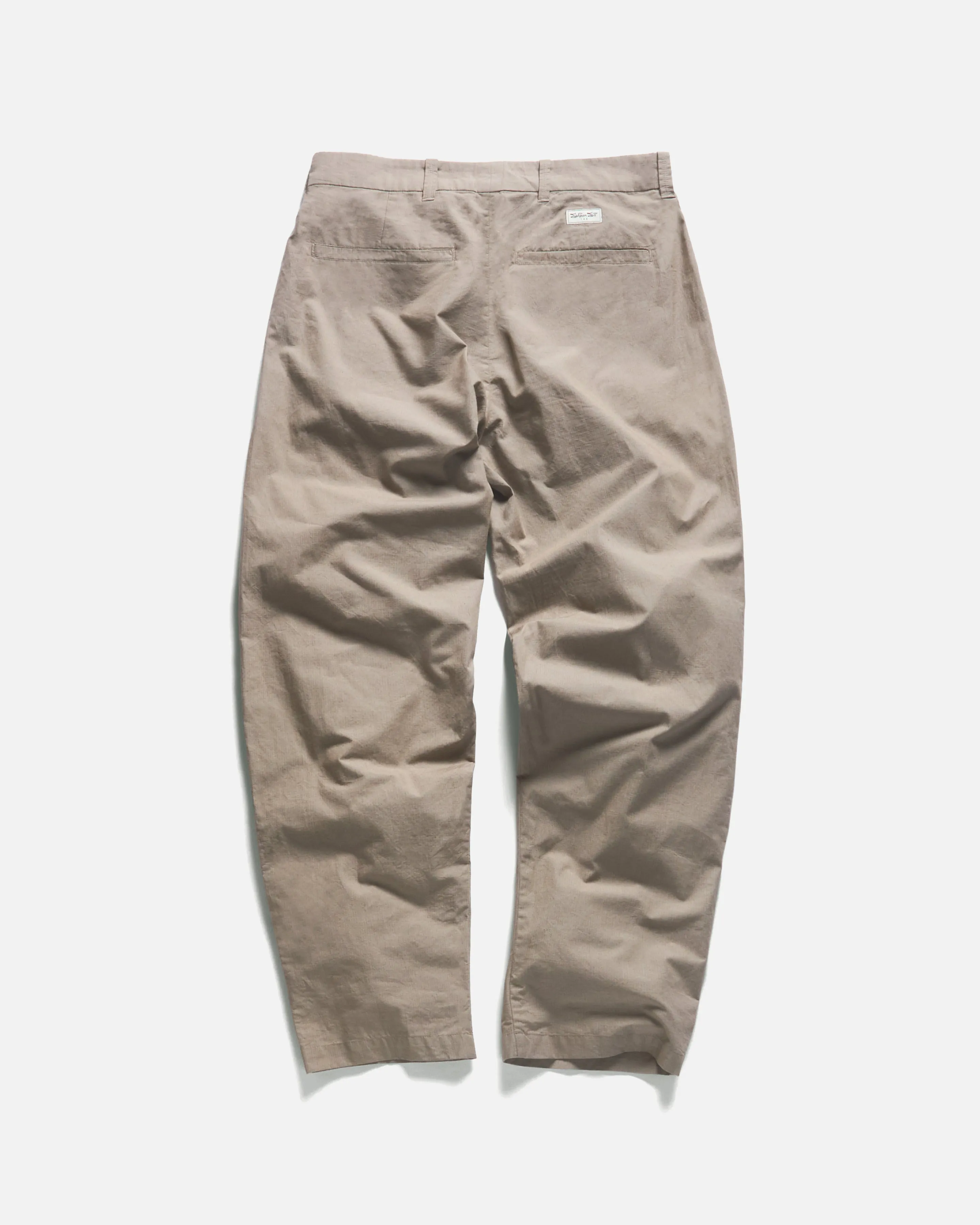 JIAN SINGLE PLEAT PANT - VINTAGE KHAKI COTTON MICRO RIPSTOP sold by 18 East product image thumbnail 2