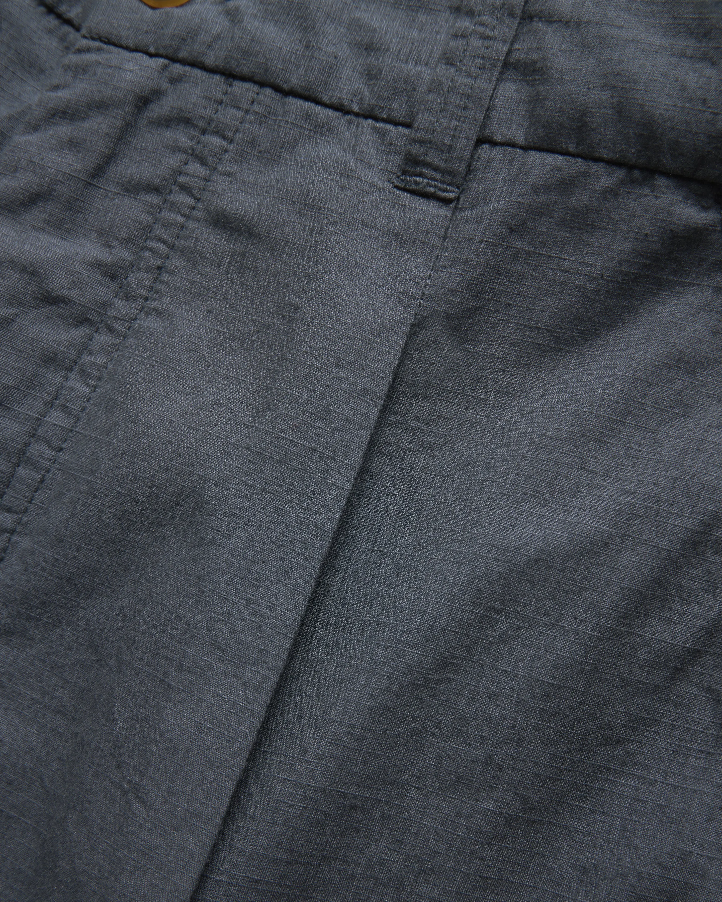 JIAN SINGLE PLEAT PANT - WASHED SLATE COTTON MICRO RIPSTOP sold by 18 East product image thumbnail 3