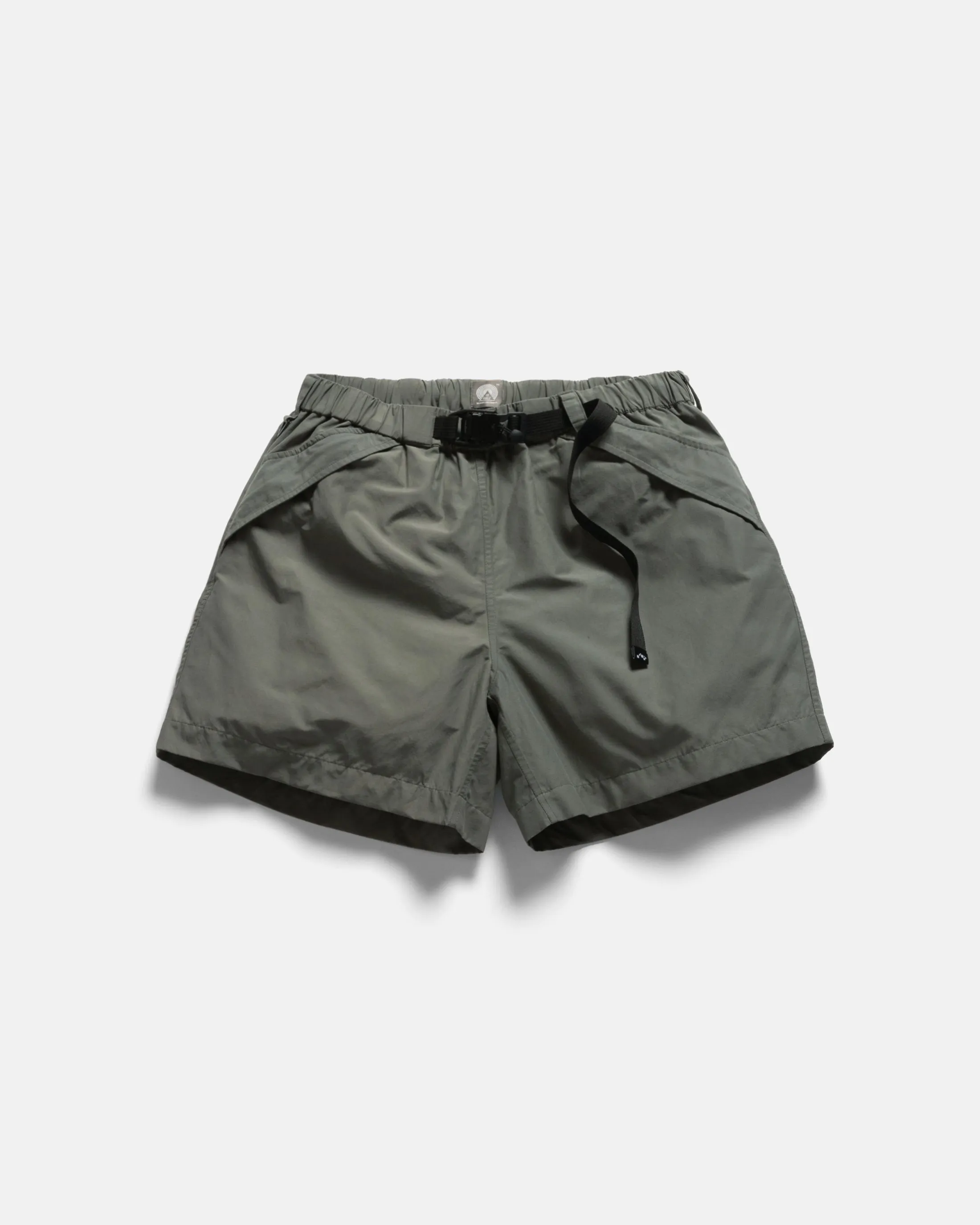 WARREN TREK SHORTS - BLUESTONE WATER-REPELLENT 60/40 MOUNTAIN CLOTH WITH FULL MESH LINING sold by 18 East