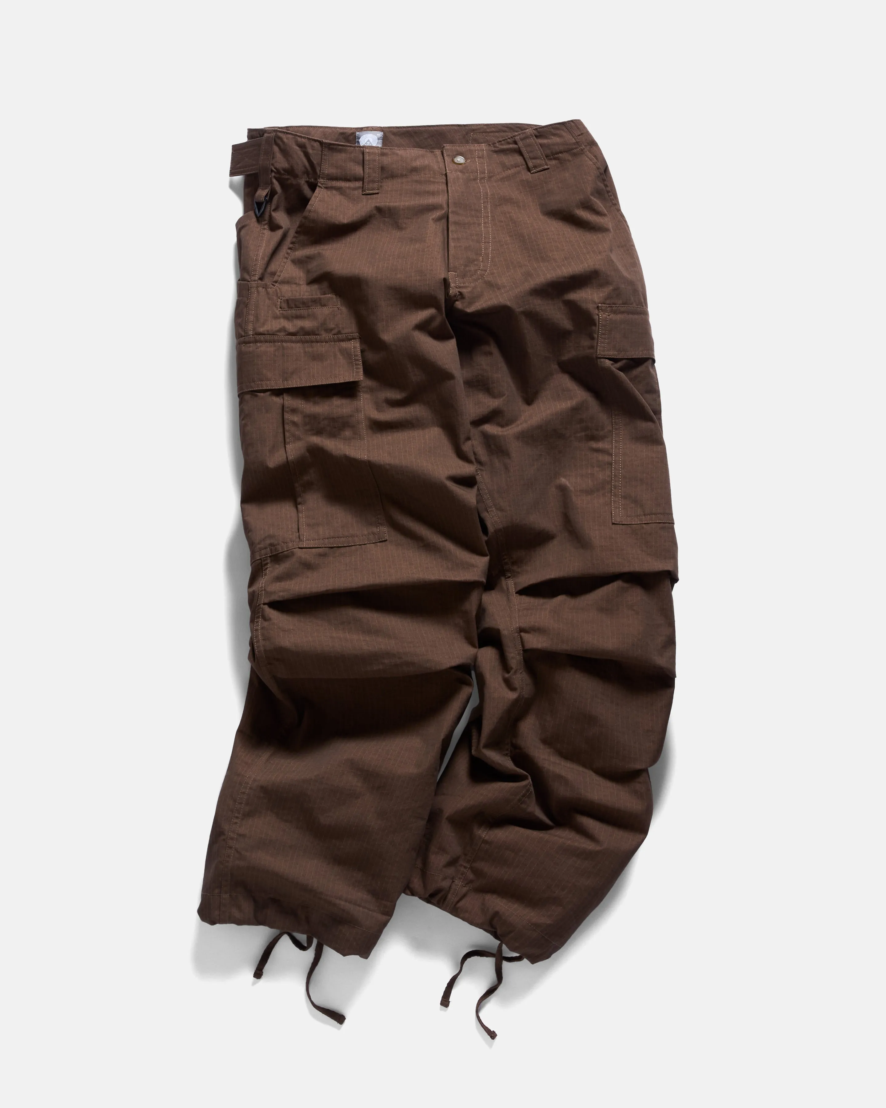 TAC UTILITY CARGO PANT - COCOA / KHAKI DOUBLE-DYE COTTON/NYLON RIPSTOP sold by 18 East product image thumbnail 4