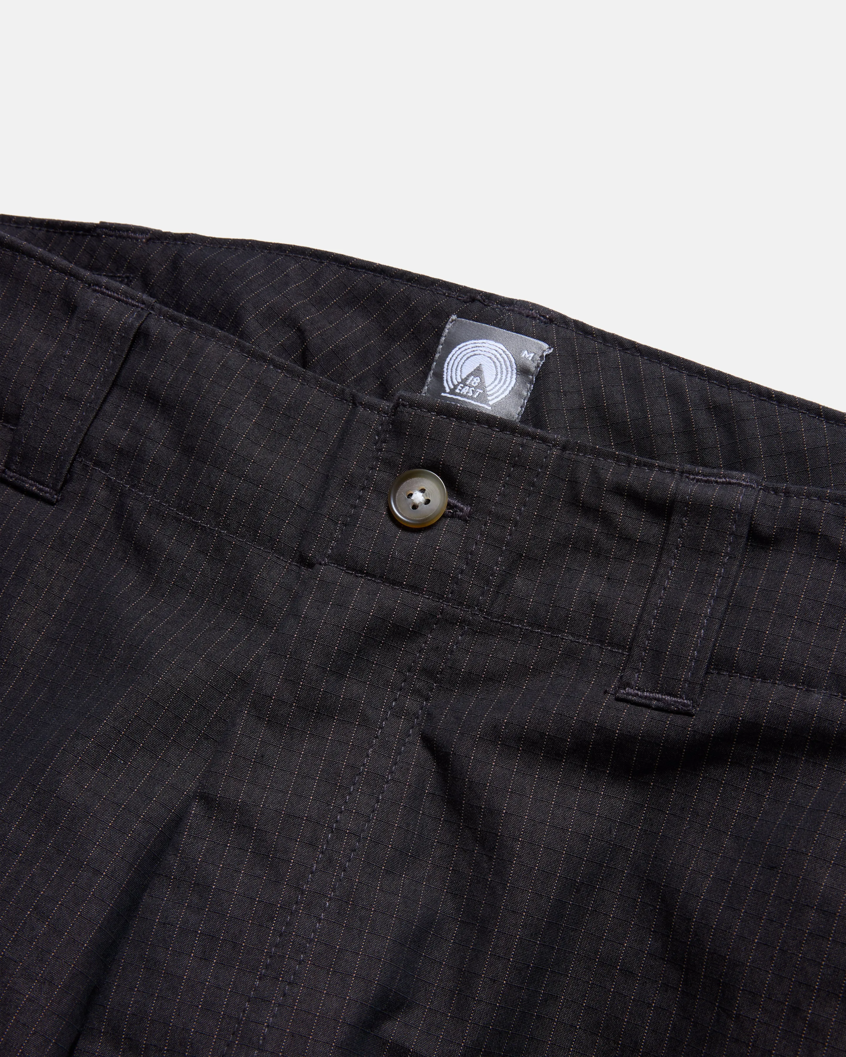 TAC UTILITY CARGO PANT - BLACK / KHAKI DOUBLE-DYE COTTON/NYLON RIPSTOP sold by 18 East product image thumbnail 3