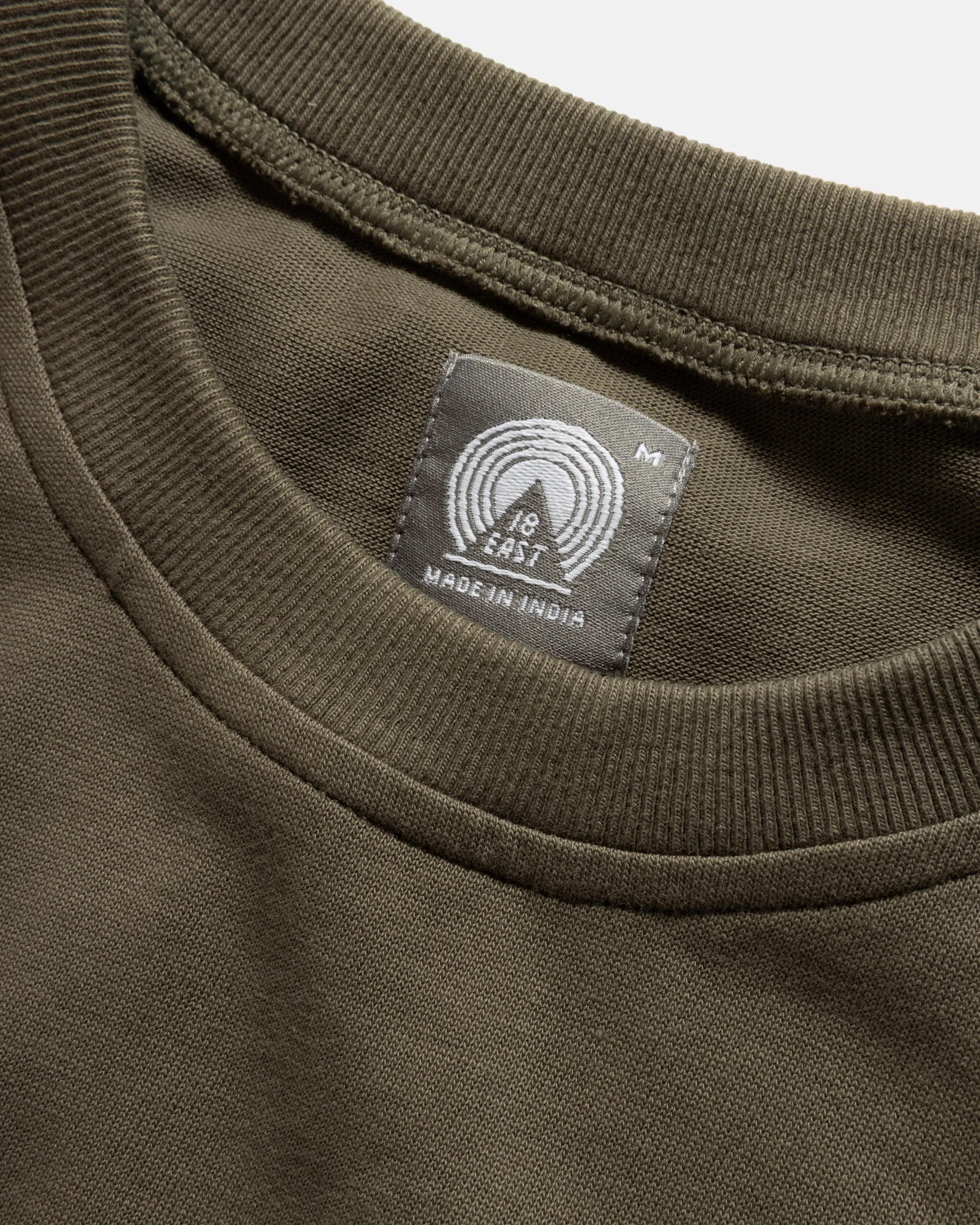 ALY TEE - O.D. GREEN 7.75 oz. ALL SEASON COTTON JERSEY sold by 18 East product image thumbnail 5