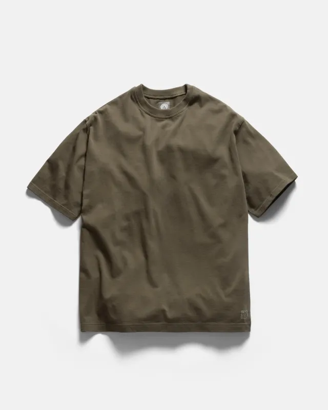 ALY TEE - O.D. GREEN 7.75 oz. ALL SEASON COTTON JERSEY sold by 18 East