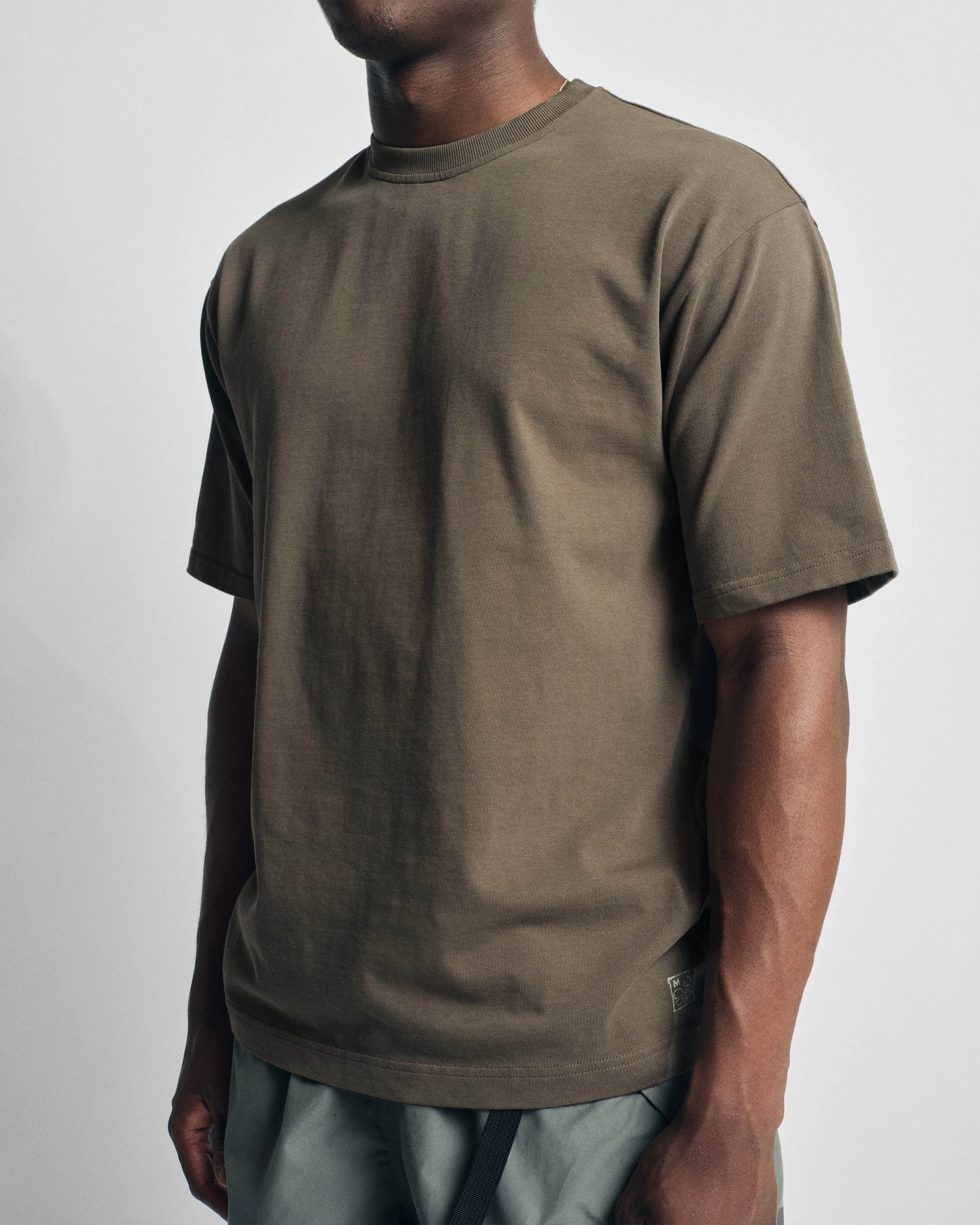ALY TEE - O.D. GREEN 7.75 oz. ALL SEASON COTTON JERSEY sold by 18 East product image thumbnail 4