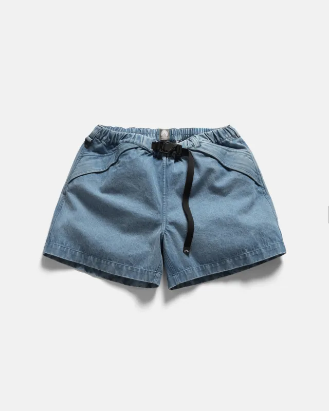 WARREN TREK SHORTS - BLEACHED 13 oz. DENIM sold by 18 East