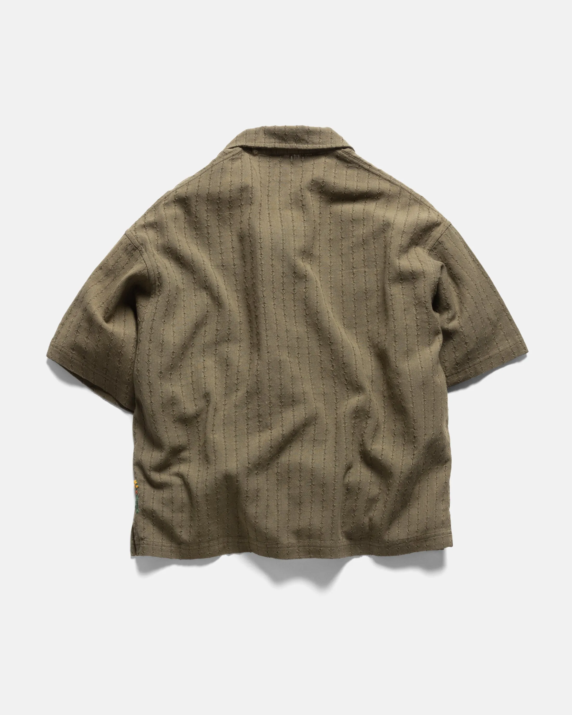 PETER SS POLO - COYOTE HANDWOVEN COTTON MESH sold by 18 East product image thumbnail 5