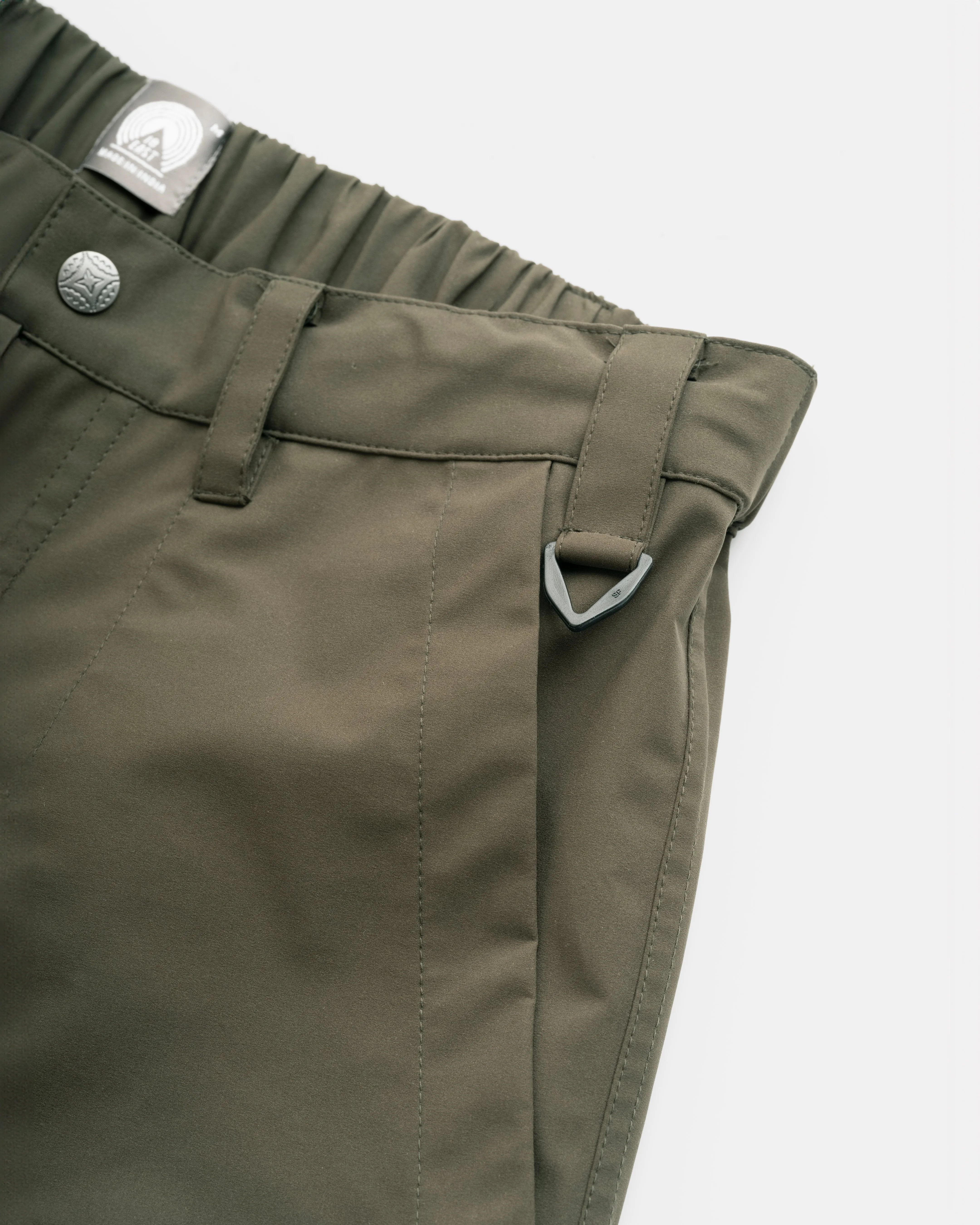 CASCADE OUTDOOR PROTECTION SYSTEM CONVERTIBLE CARGO PANT - O.D. GREEN / WASHED BLACK WATER-REPELLENT BONDED MEMBRANE sold by 18 East product image thumbnail 3