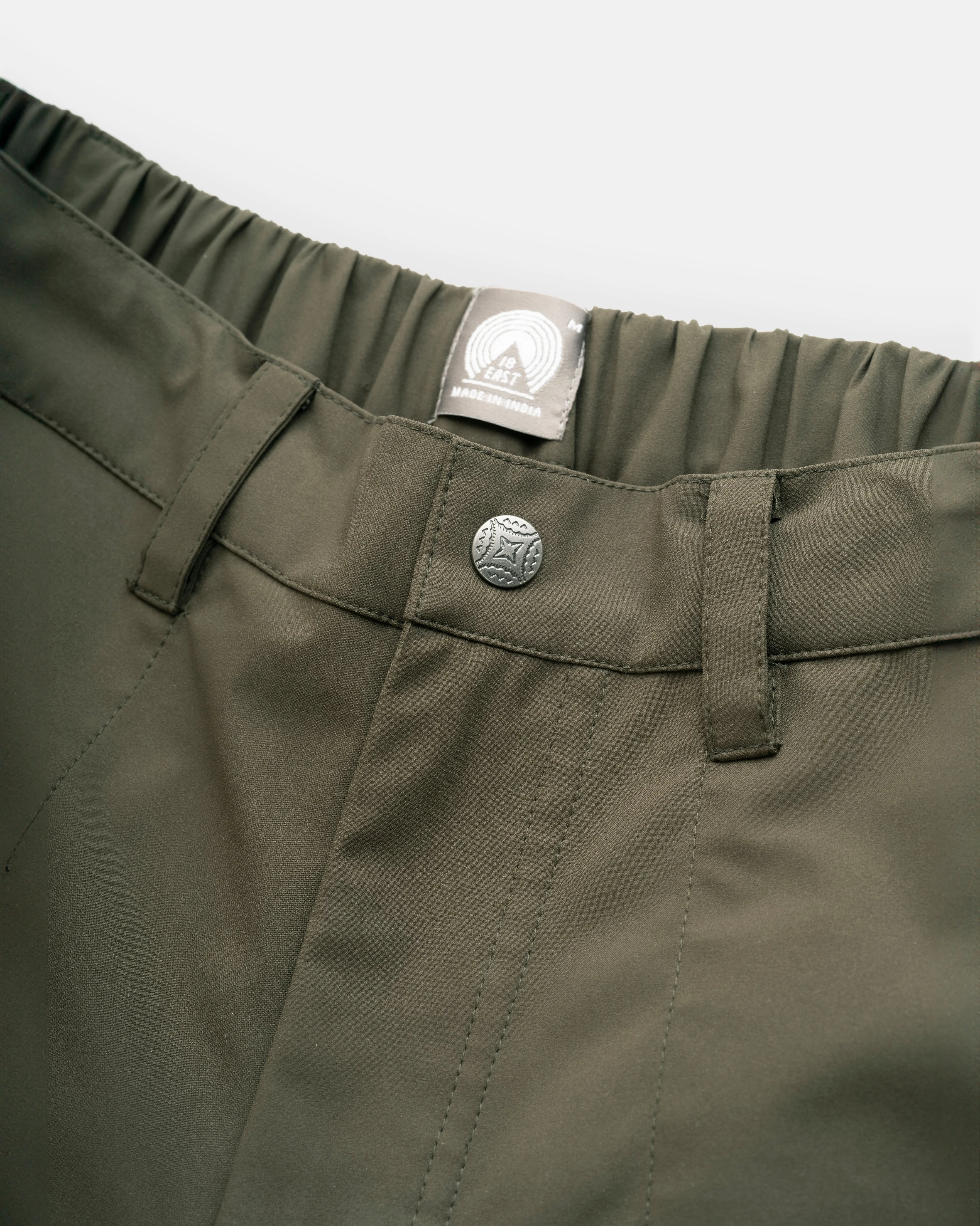 CASCADE OUTDOOR PROTECTION SYSTEM CONVERTIBLE CARGO PANT - O.D. GREEN / WASHED BLACK WATER-REPELLENT BONDED MEMBRANE sold by 18 East product image thumbnail 5