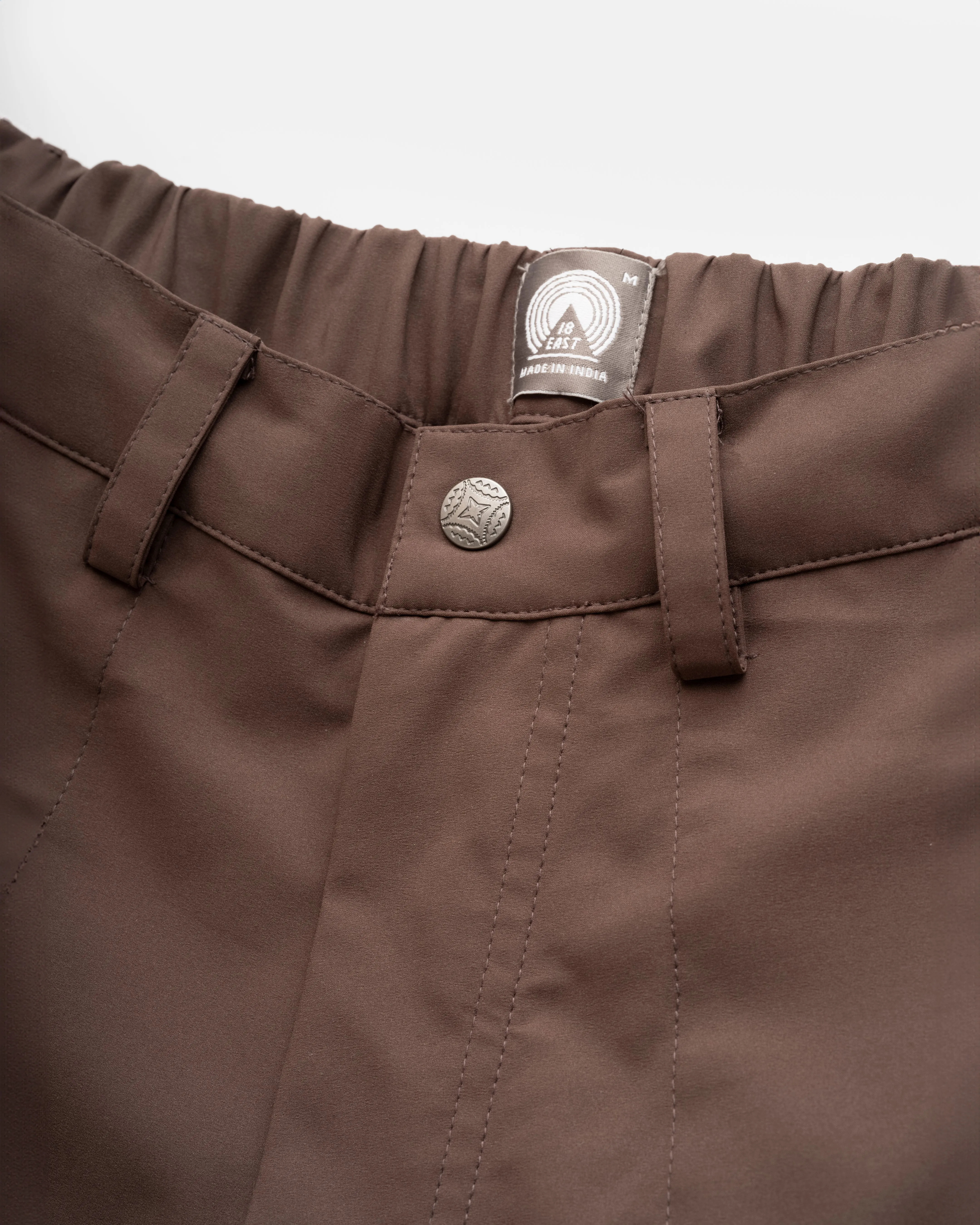 CASCADE OUTDOOR PROTECTION SYSTEM CONVERTIBLE CARGO PANT - BROWN / WASHED BLACK WATER-REPELLENT BONDED MEMBRANE sold by 18 East product image thumbnail 5